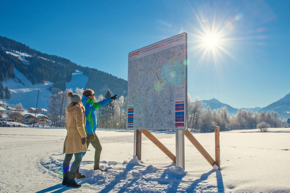 Winterwandern in der Salzburger Sportwelt © Tourismusverband Eben